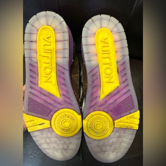 Louis Vuitton Trainer Sneakers Lakers Edition sz 43 - Picture 5 of 5